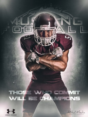 Poster: Those who commit will be champions